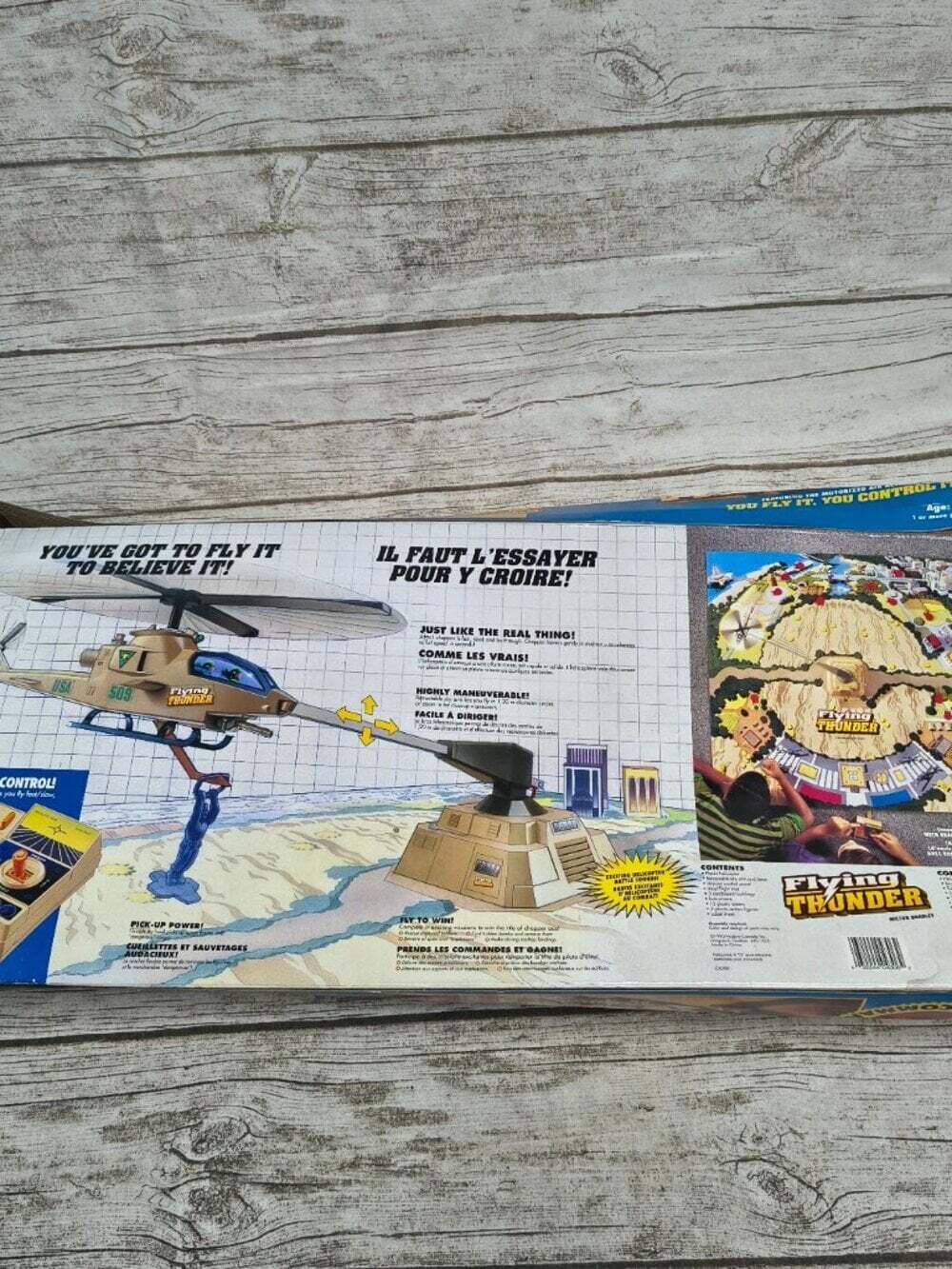 1993 Milton Bradley / Hasbro "Flying Thunder" motorized helicopter game
